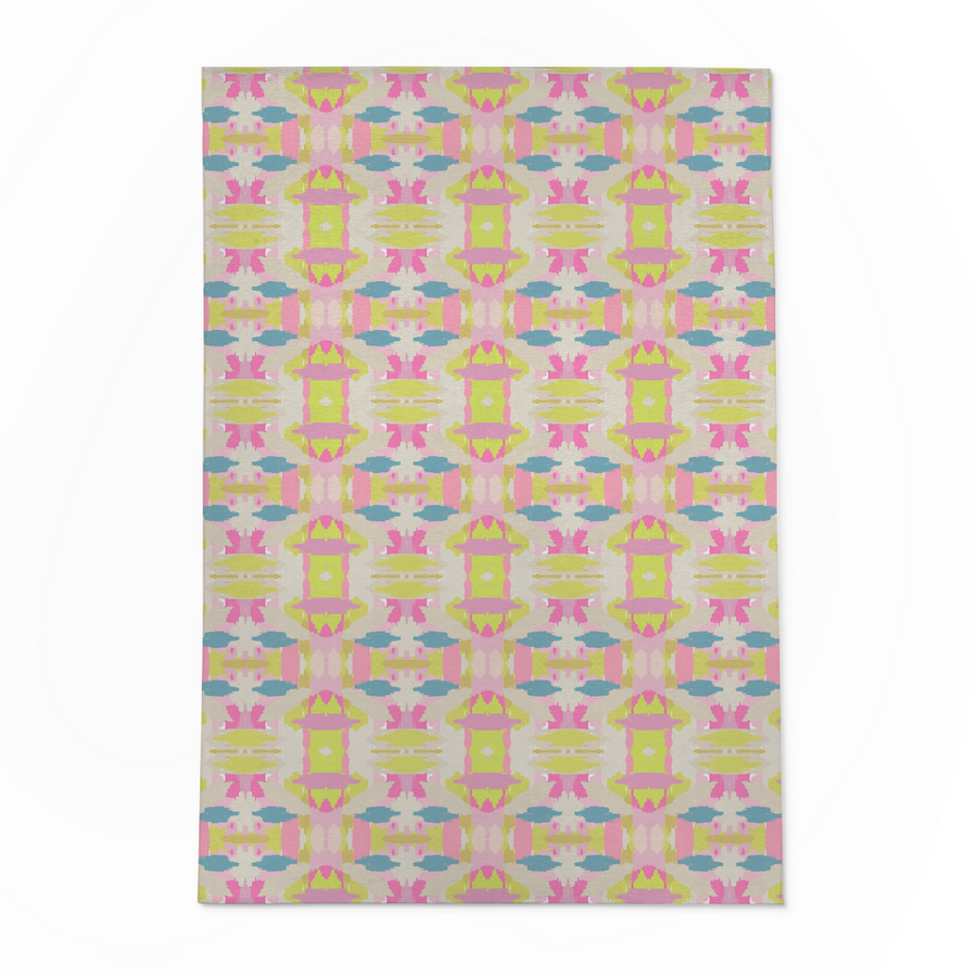 Mila Rug Citrus Pink- New & WASHABLE!