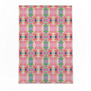 Mila Rug Pink Multi- New & WASHABLE!