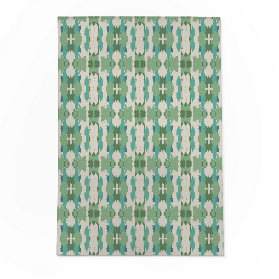 Mitzy Rug Green - New & WASHABLE!