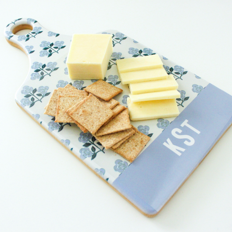 Serving Board w/Handle - Betsy Blue