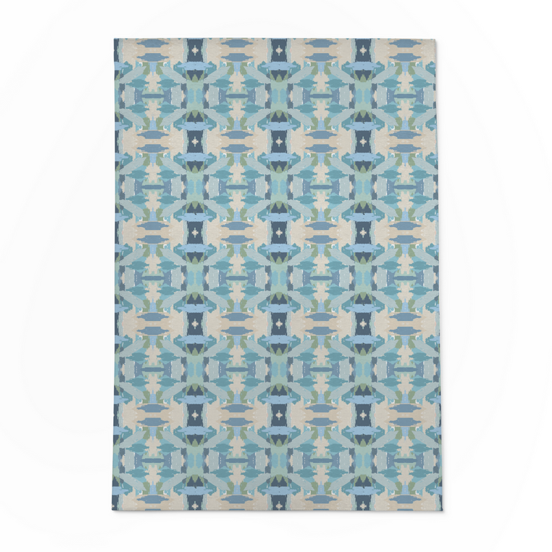 Mila Rug Blue- New & WASHABLE!