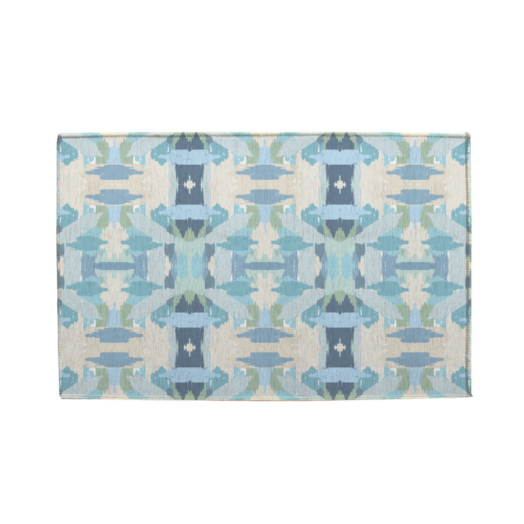 Mila Rug Blue- New & WASHABLE!