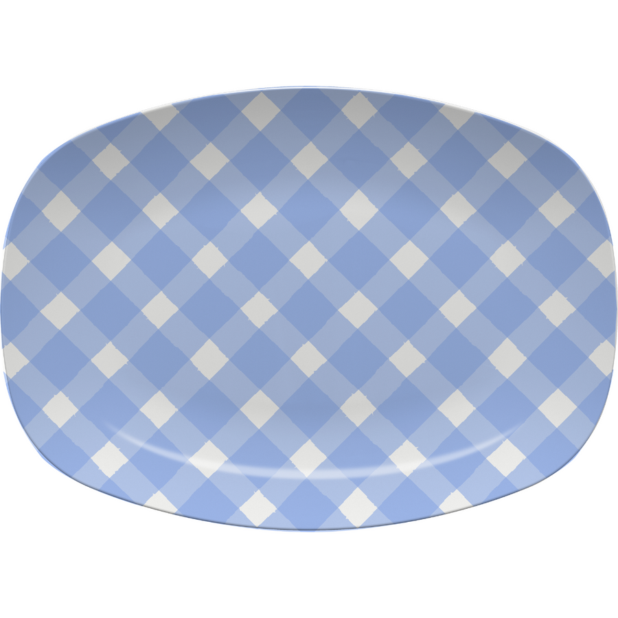 Gingham Platter