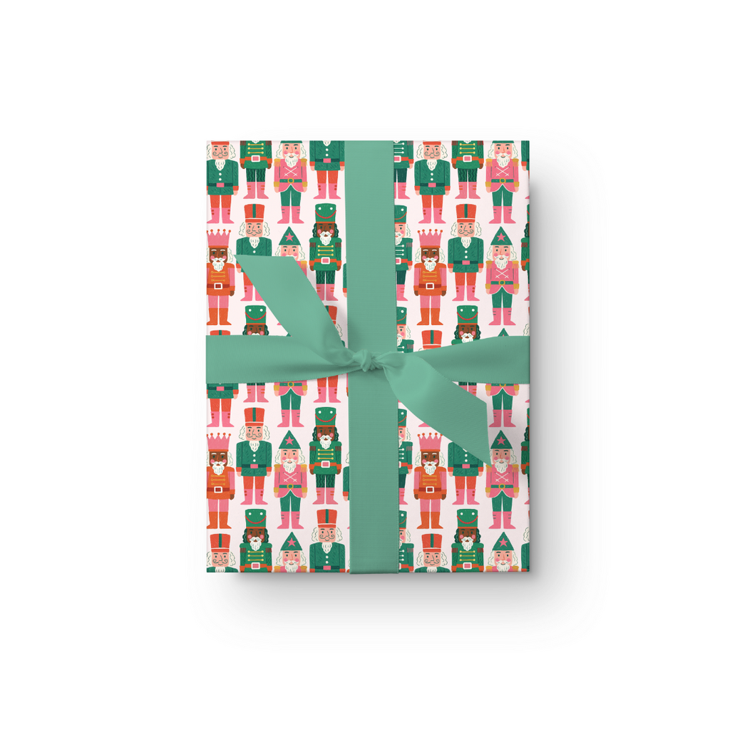 Holiday Gift Wrap - Nutcrackers