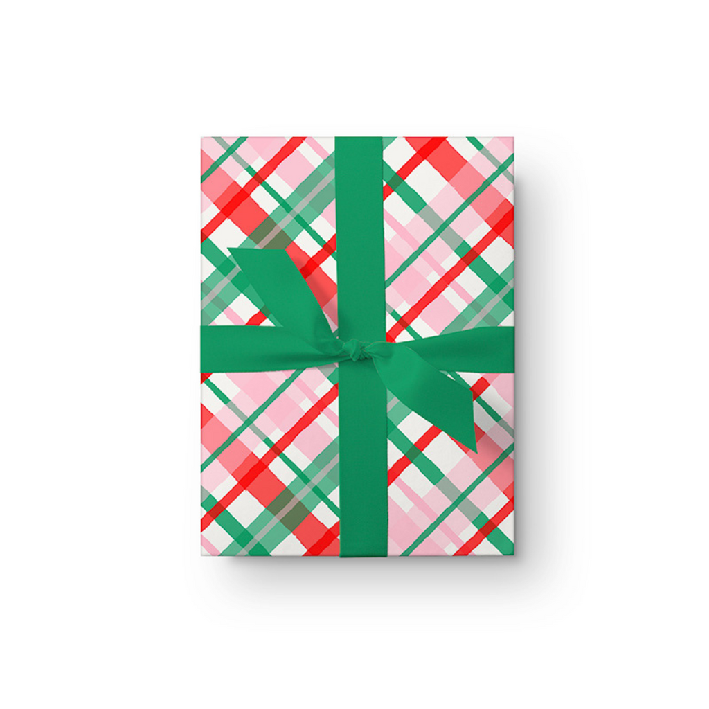 Holiday Gift Wrap - Christmas Plaid