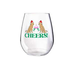 Shatterproof Wine Glass Set - Leopard Toast