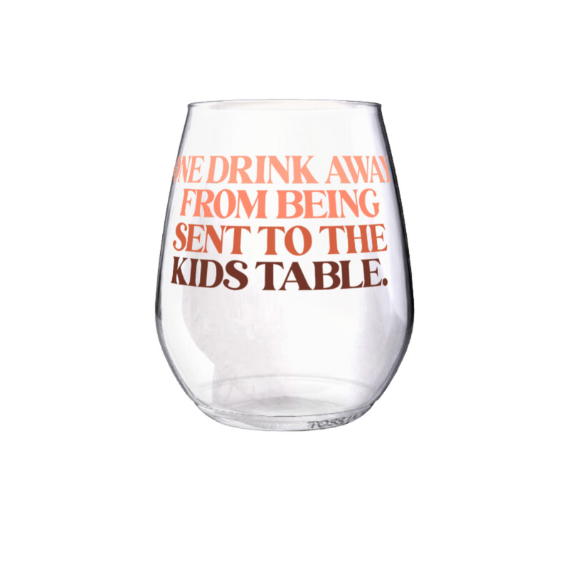 Shatterproof Wine Glass Set - Kids Table