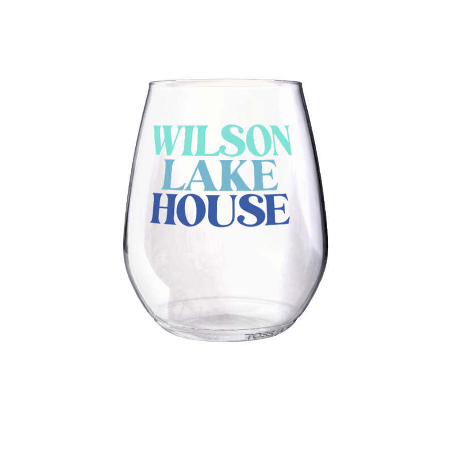 Shatterproof Wine Glass Set - Custom Lake