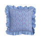 Vera Denim Ruffle Pillow - Square - New!