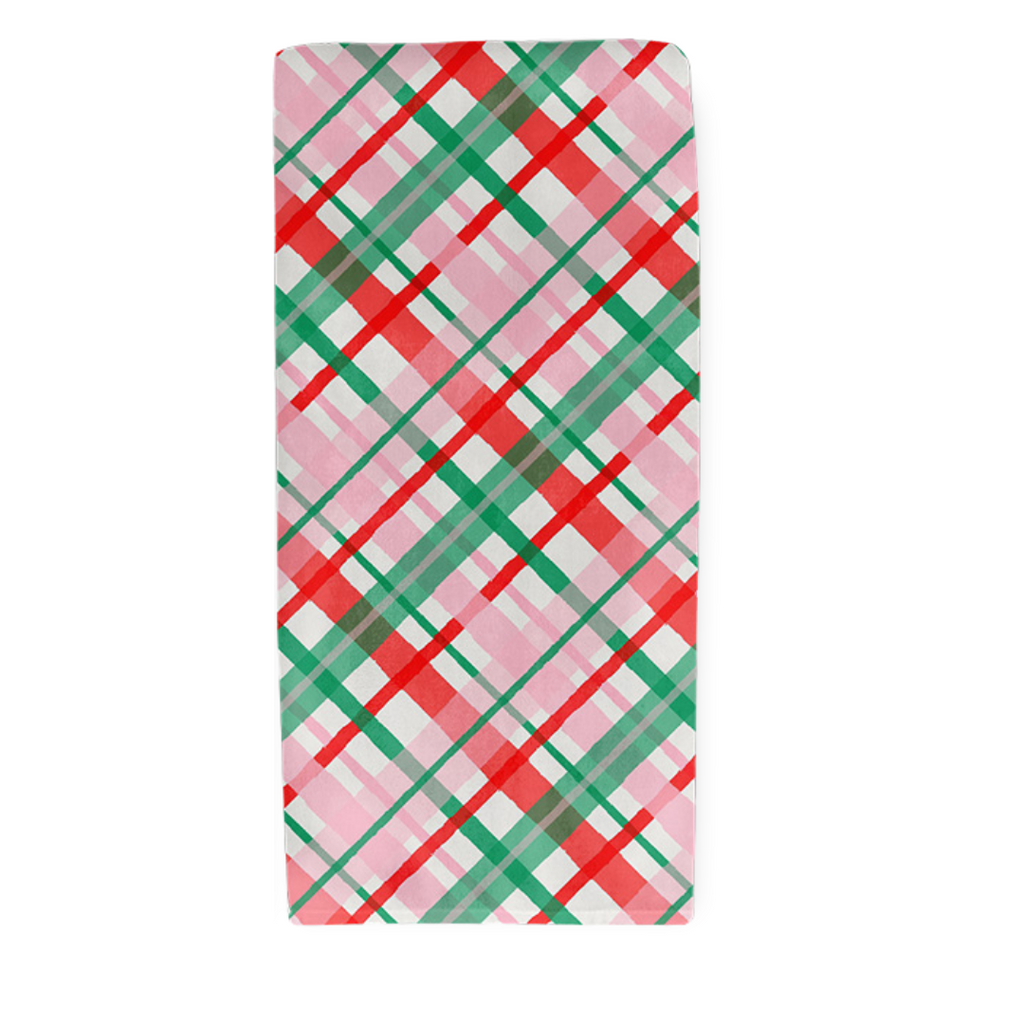 Guest Hand Towel - Christmas Plaid