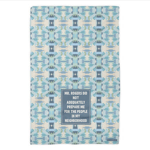 Waffle Weave Kitchen Towel -  Neighborhood