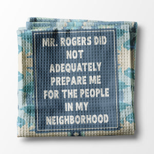 Waffle Weave Kitchen Towel -  Neighborhood