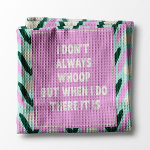 Waffle Weave Kitchen Towel - Whoop