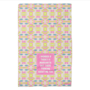 Waffle Weave Kitchen Towel - Margarita