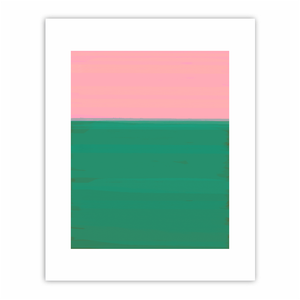 Abyss Art Print - Pink/Green