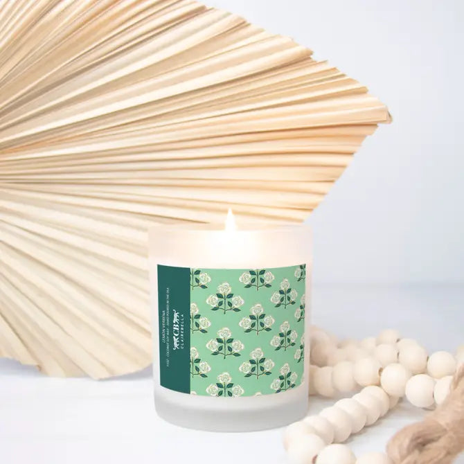 Glass Candle - Betsy Green (Lemon Verbena)