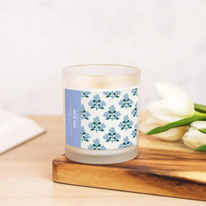 Glass Candle - Betsy Blue (Ocean Breeze)