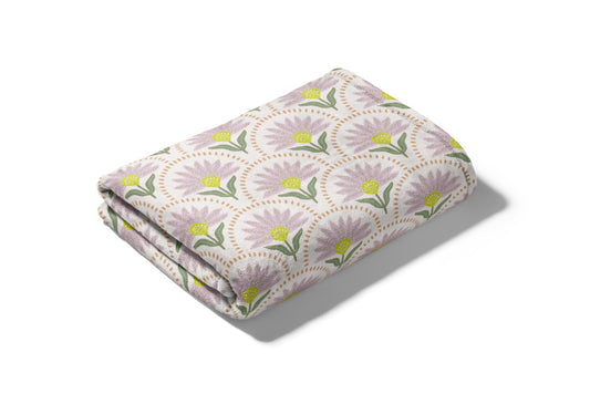 Minky Plush Throw Blanket - Coneflower