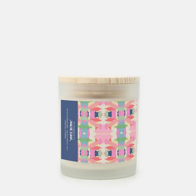 Glass Candle - Mila Navy (Mango Coconut)