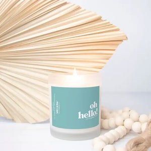 Glass Candle - Oh Hello! (Ocean Breeze)