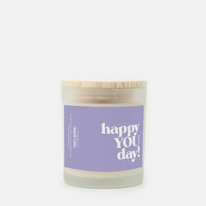 Glass Candle - Happy YOU Day! (Blackberry Vanilla)