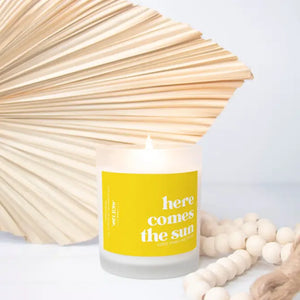 Glass Candle - Here Comes The Sun (Lemon Verbena)