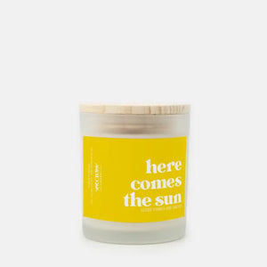 Glass Candle - Here Comes The Sun (Lemon Verbena)