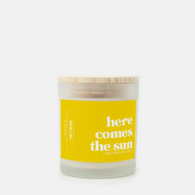 Glass Candle - Here Comes The Sun (Lemon Verbena)