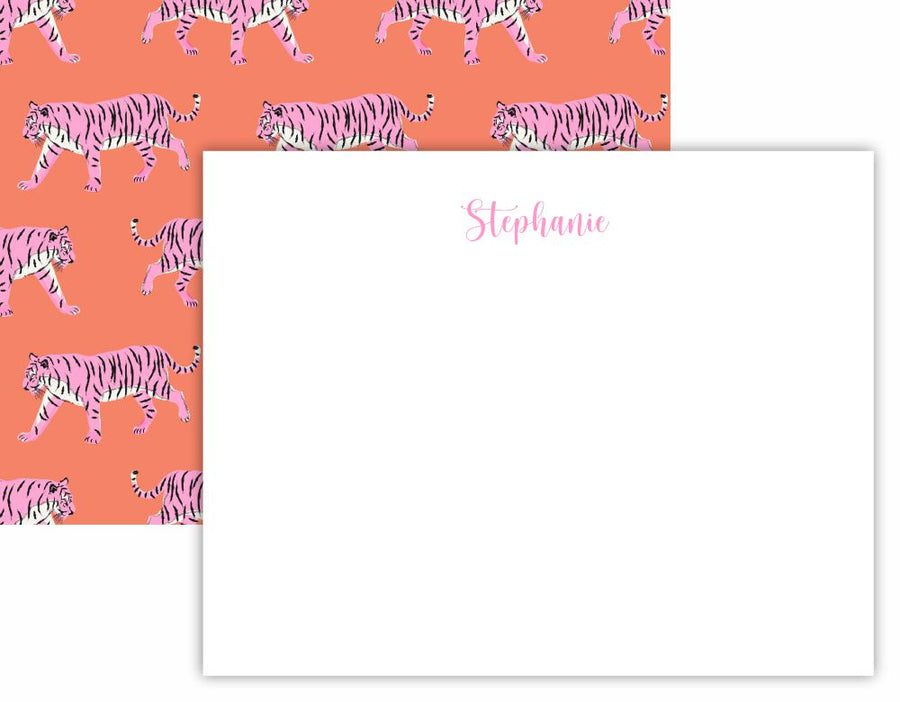 Tigers Flat Notecard Set