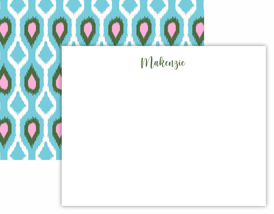 Ikat Flat Notecard Set