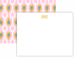 Ikat Flat Notecard Set