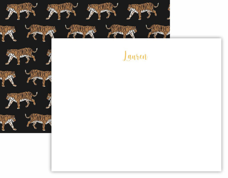 Tigers Flat Notecard Set