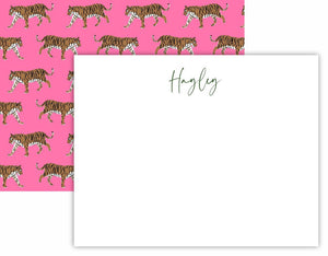 Tigers Flat Notecard Set