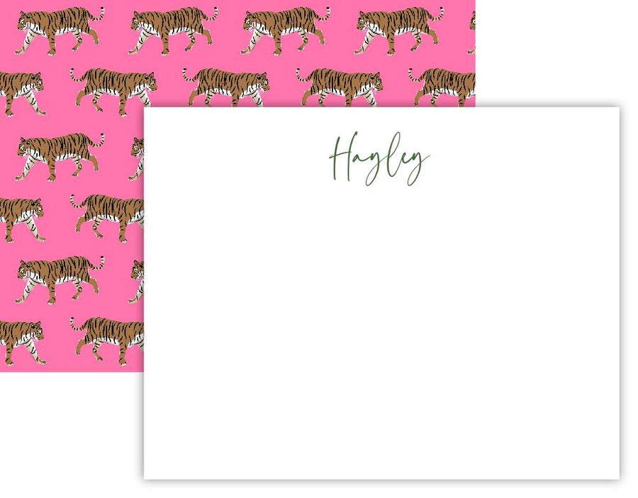 Tigers Flat Notecard Set