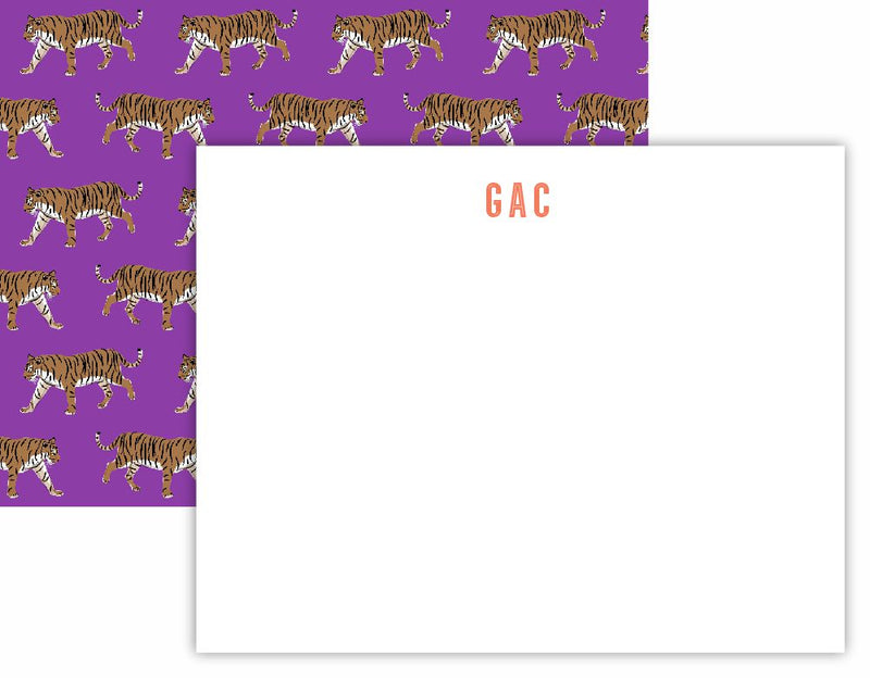 Tigers Flat Notecard Set