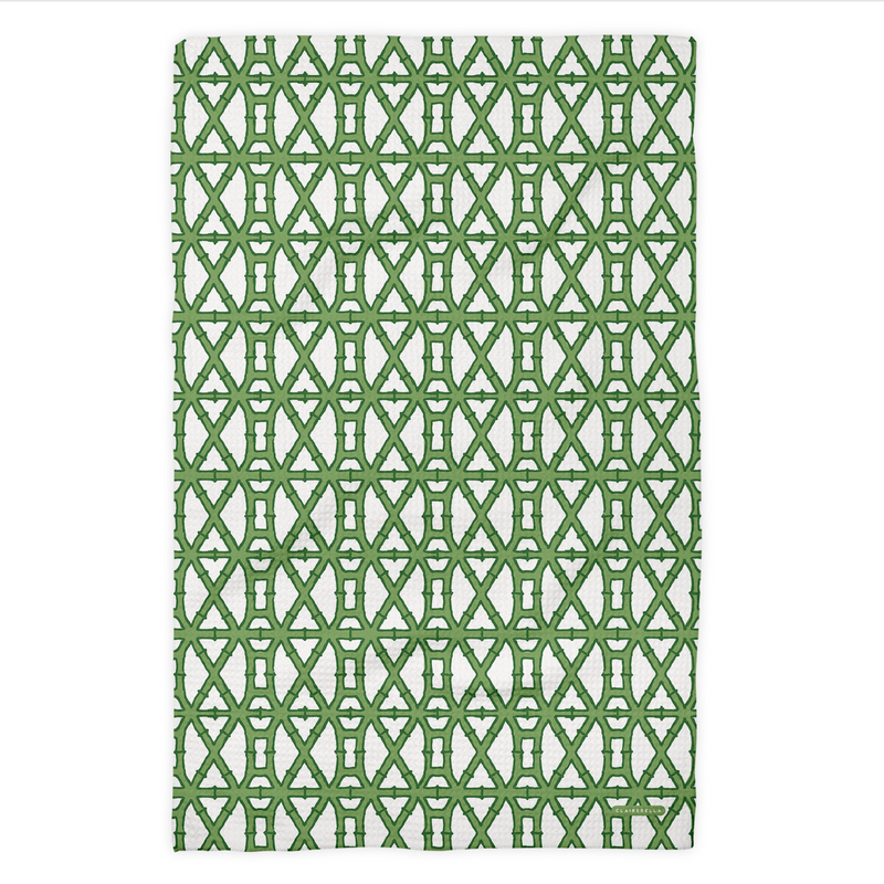 Waffle Weave Kitchen Towel - Bamboo