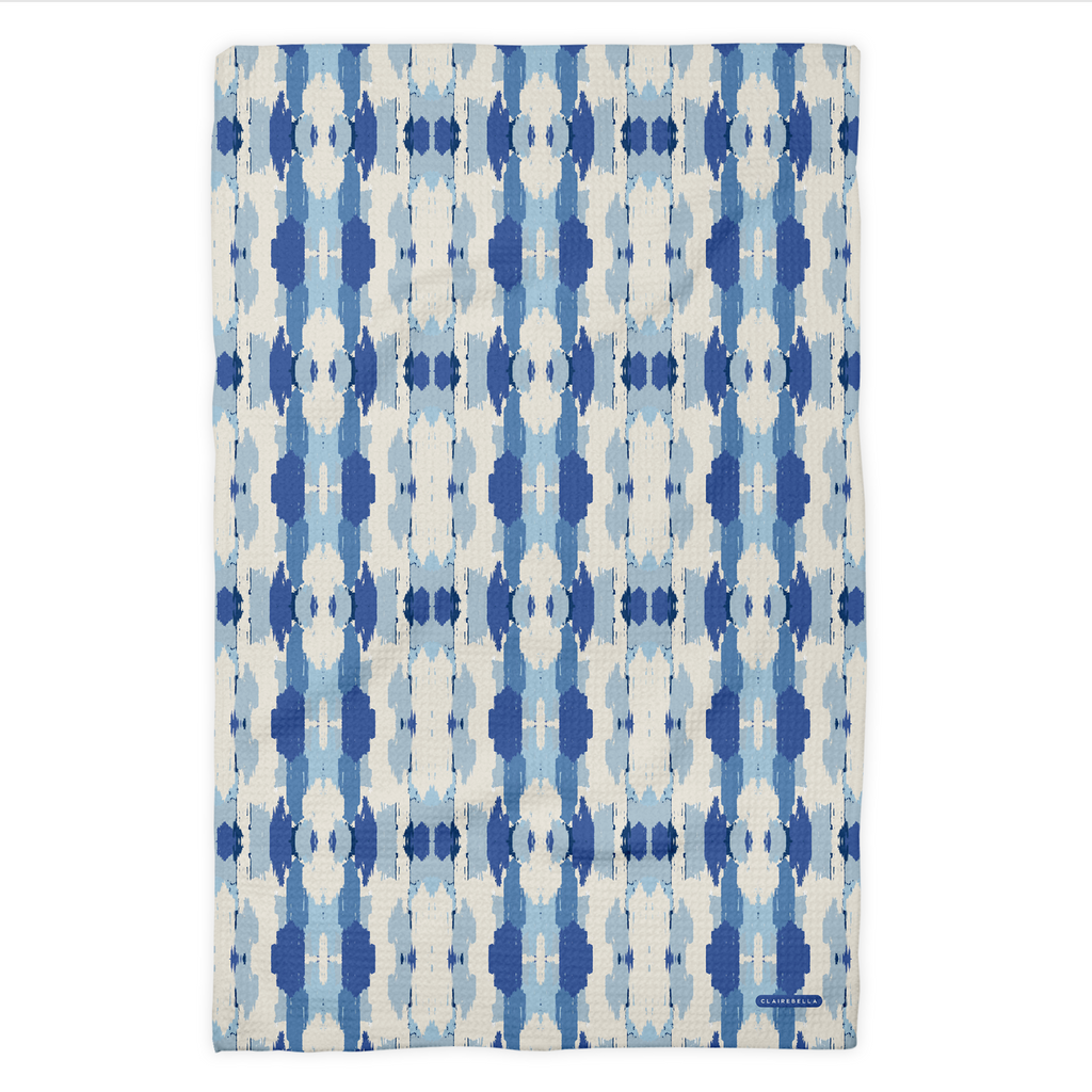 Waffle Weave Kitchen Towel - Belmont Blue