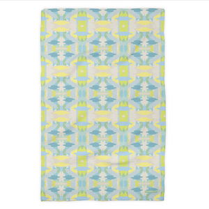 Waffle Weave Kitchen Towel Bundle - Mila Citrus Blue