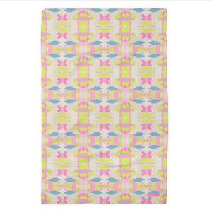 Waffle Weave Kitchen Towel Bundle - Mila Citrus Pink