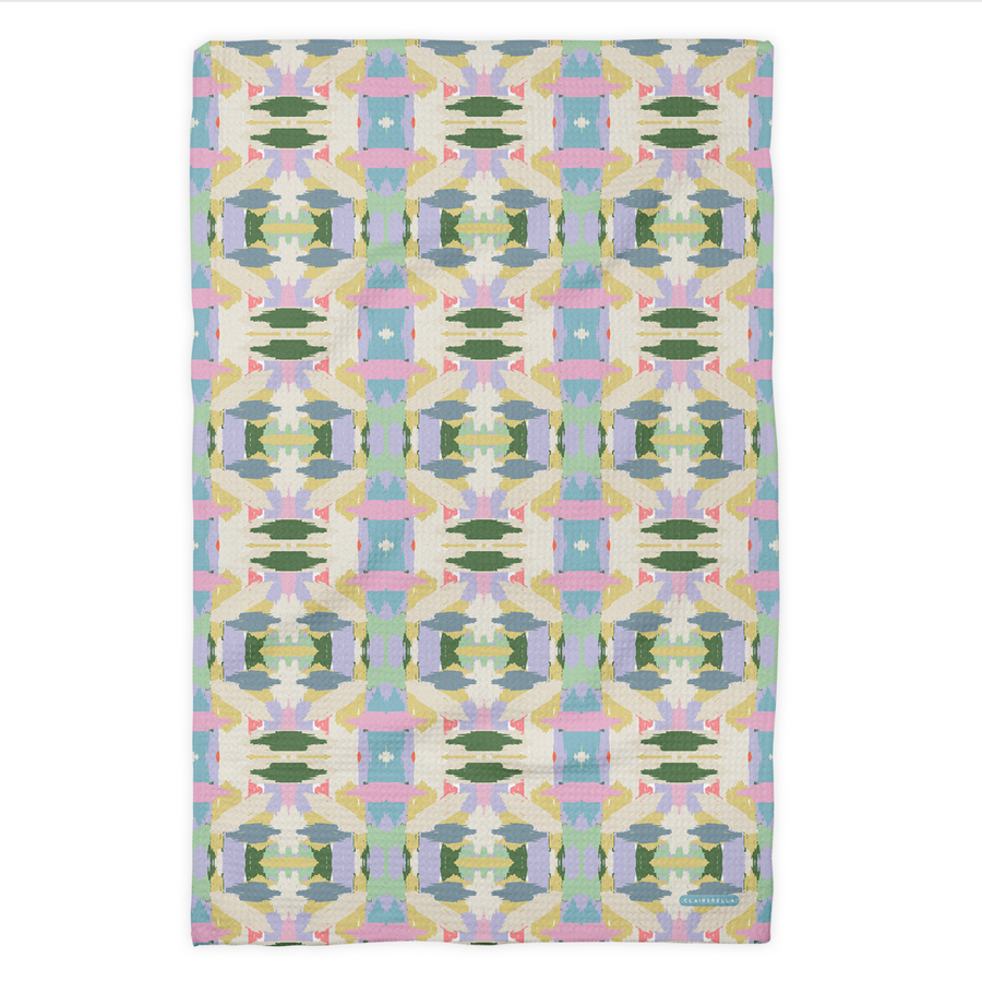 Waffle Weave Kitchen Towel Bundle - Mila Lilac