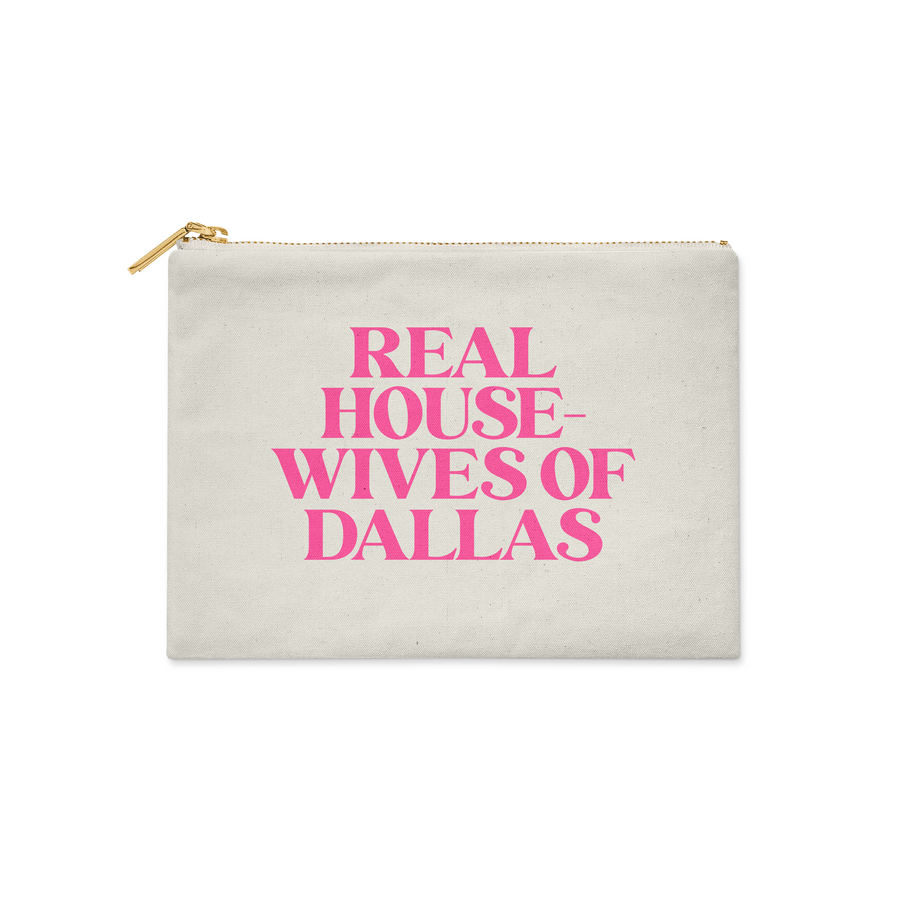 Small Flat Zip Pouch - Real Housewives - New!