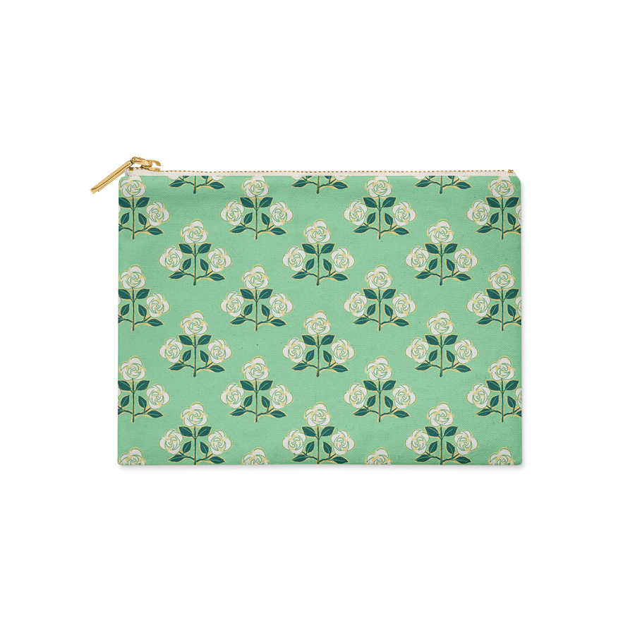 Large Flat Zip Pouch - Betsy