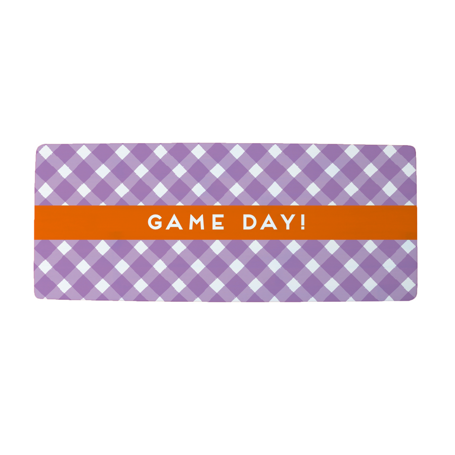 Long Serving Board - Game Day! Purple/Orange