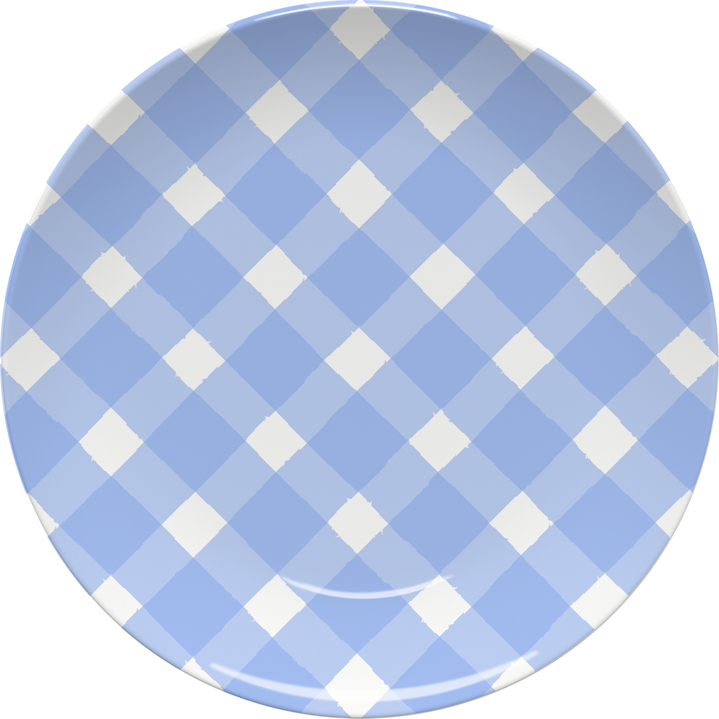 Gingham Plate