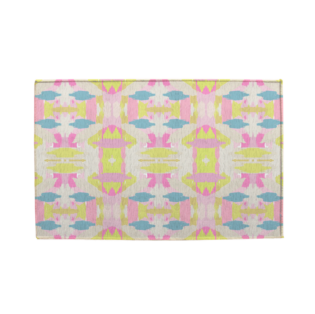 Mila Rug Citrus Pink- New & WASHABLE!