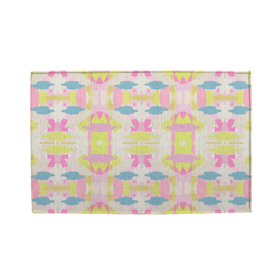 Mila Rug Citrus Pink- New & WASHABLE!