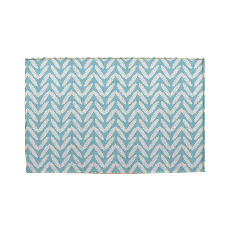 Delray Rug Blue - New & WASHABLE!