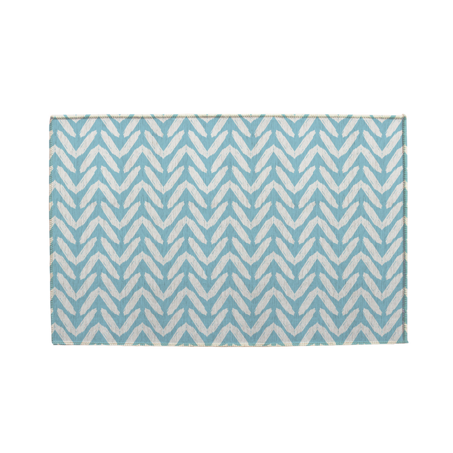 Delray Rug Blue - New & WASHABLE!