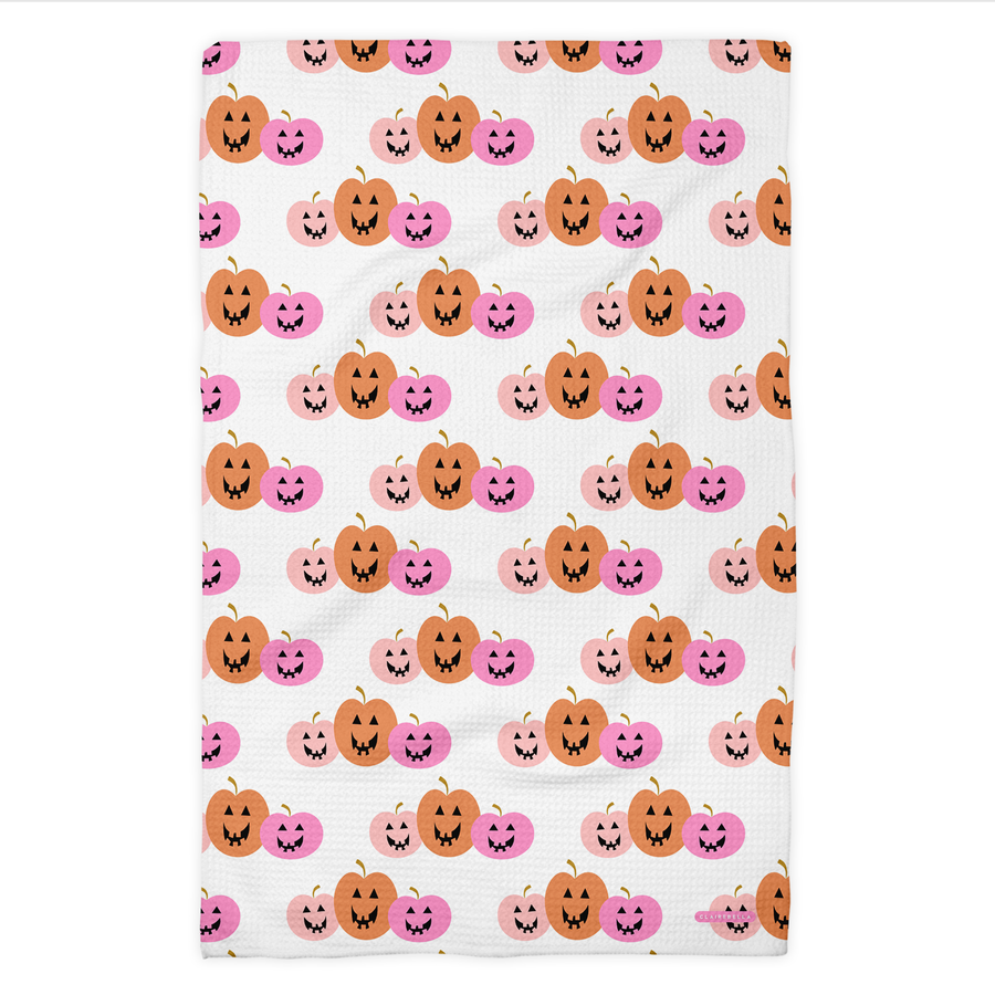 Waffle Weave Kitchen Towel Bundle - Pumpkins