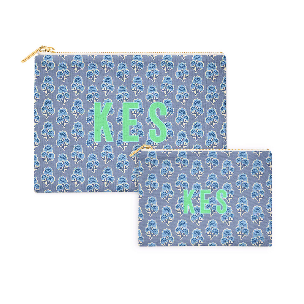 Flat Zip Pouch Set - Vera